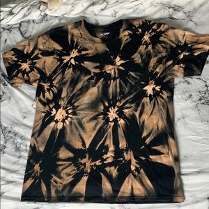 Bleached black t-shirt.